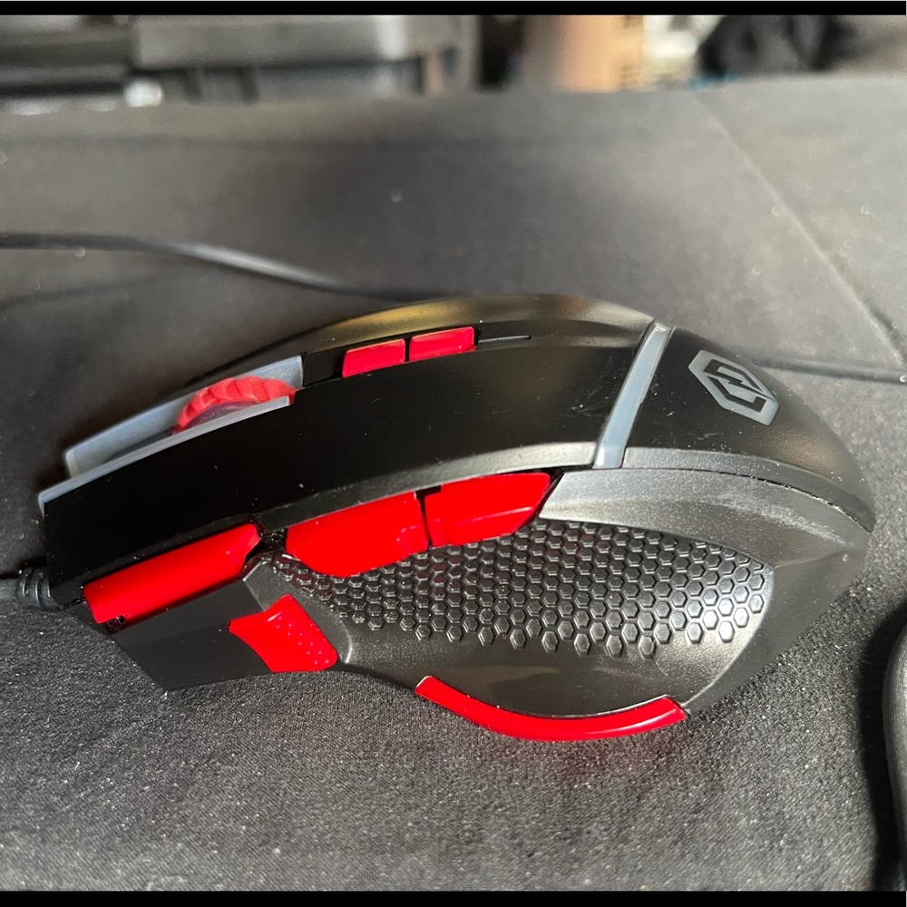 CyberPower Pc Gaming Mouse Red and Black
